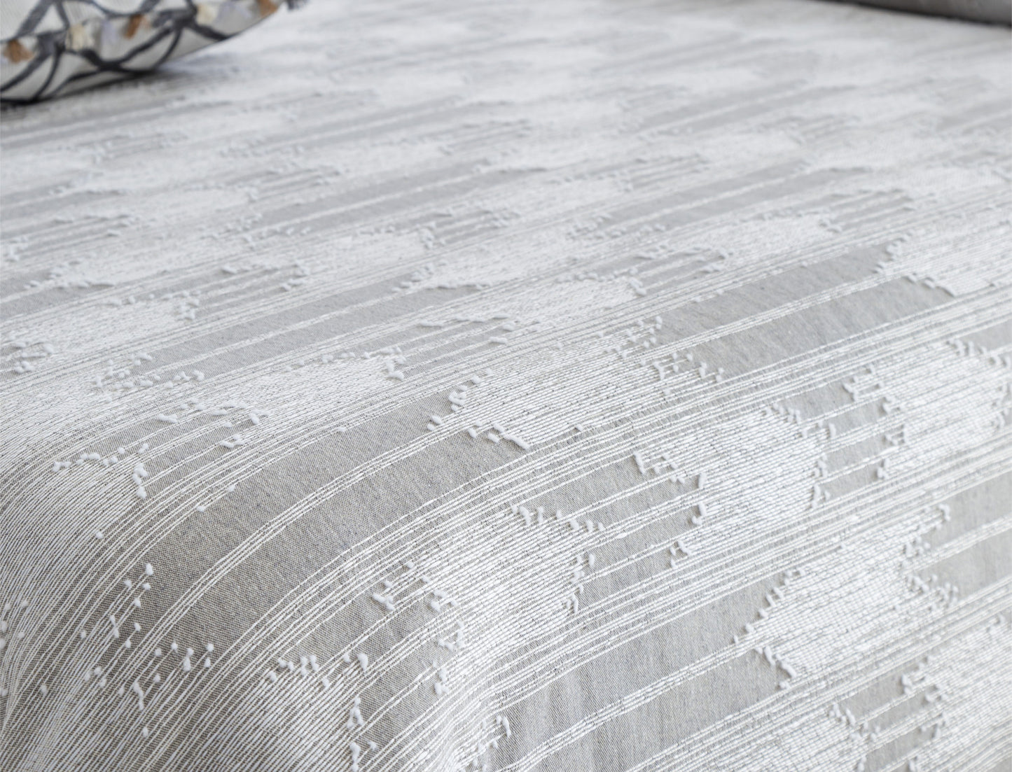 COLCHA REVERSIBLE CONIL GRIS