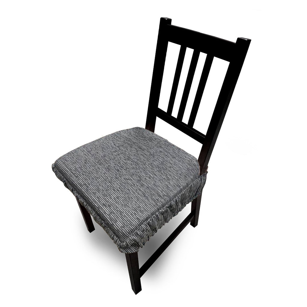 FUNDA DE ASIENTO DE SILLA ACOLCHADA GRIS (PACK DE 2) 40x40 MARCAVI