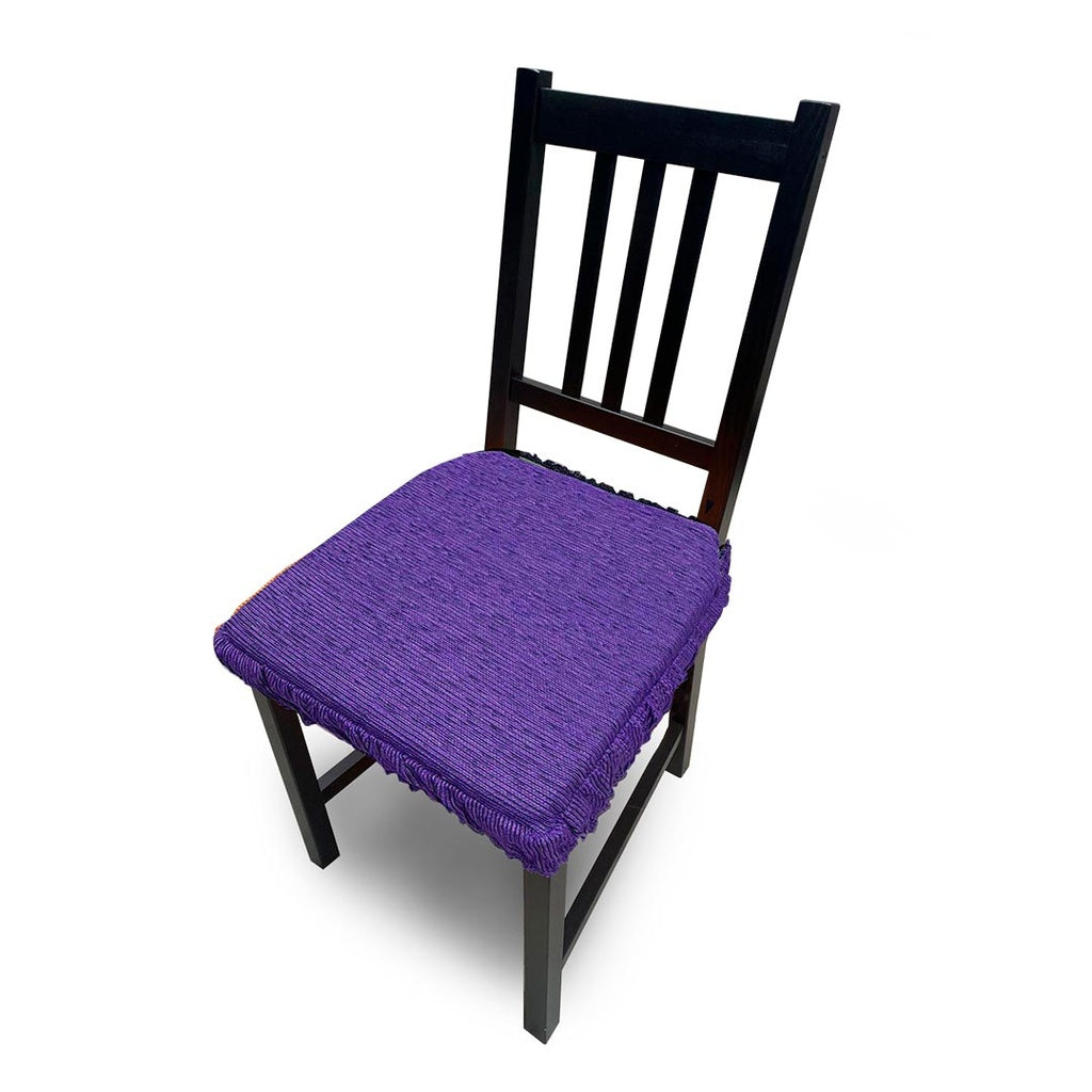 FUNDA DE ASIENTO DE SILLA ACOLCHADA MORADO (PACK DE 2) 40x40 MARCAVI