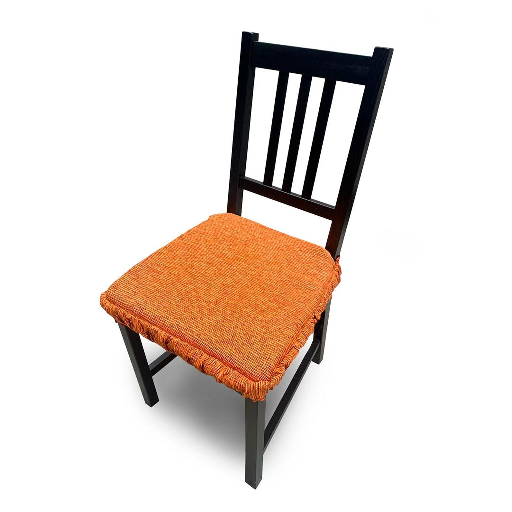 FUNDA DE ASIENTO DE SILLA ACOLCHADA NARANJA (PACK DE 2) 40x40 MARCAVI