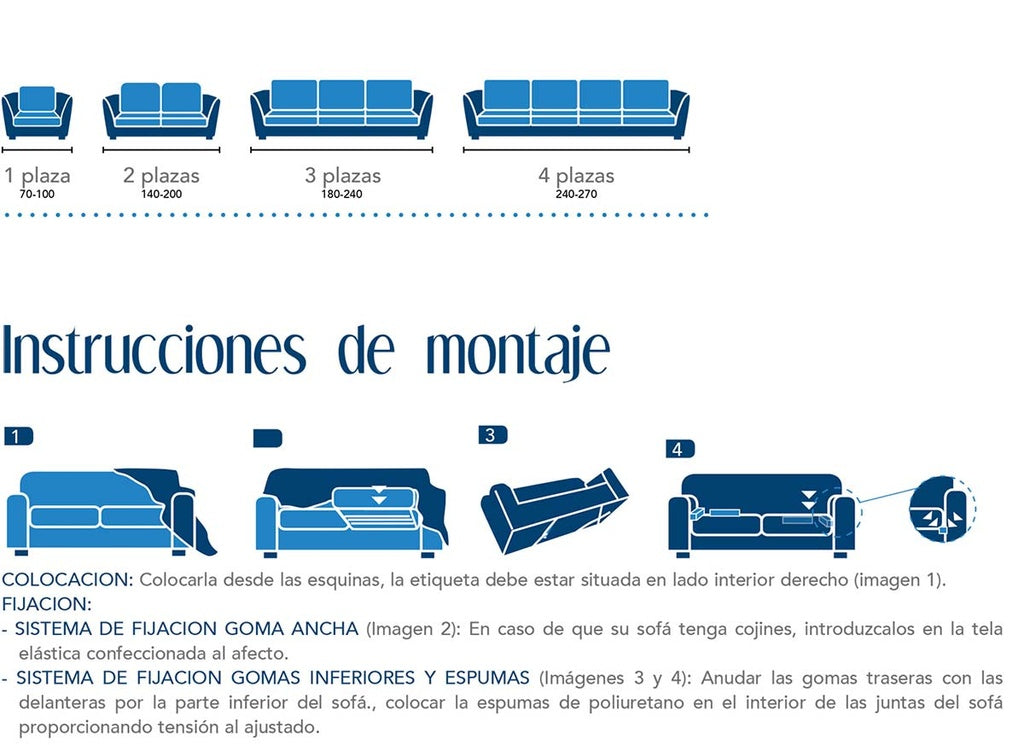 FUNDA SOFA JARA CASA TEXTIL