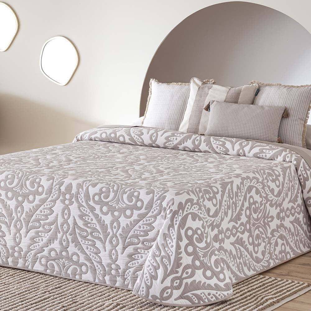 COLCHA REVERSIBLE ÉCIJA BEIGE