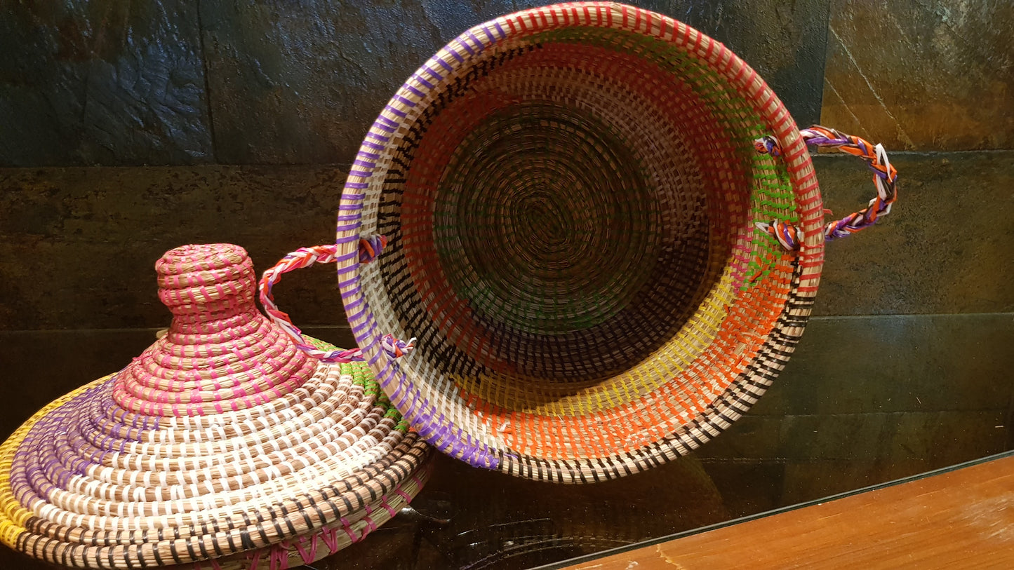 Cesta Senegalesa Colorida 45X30