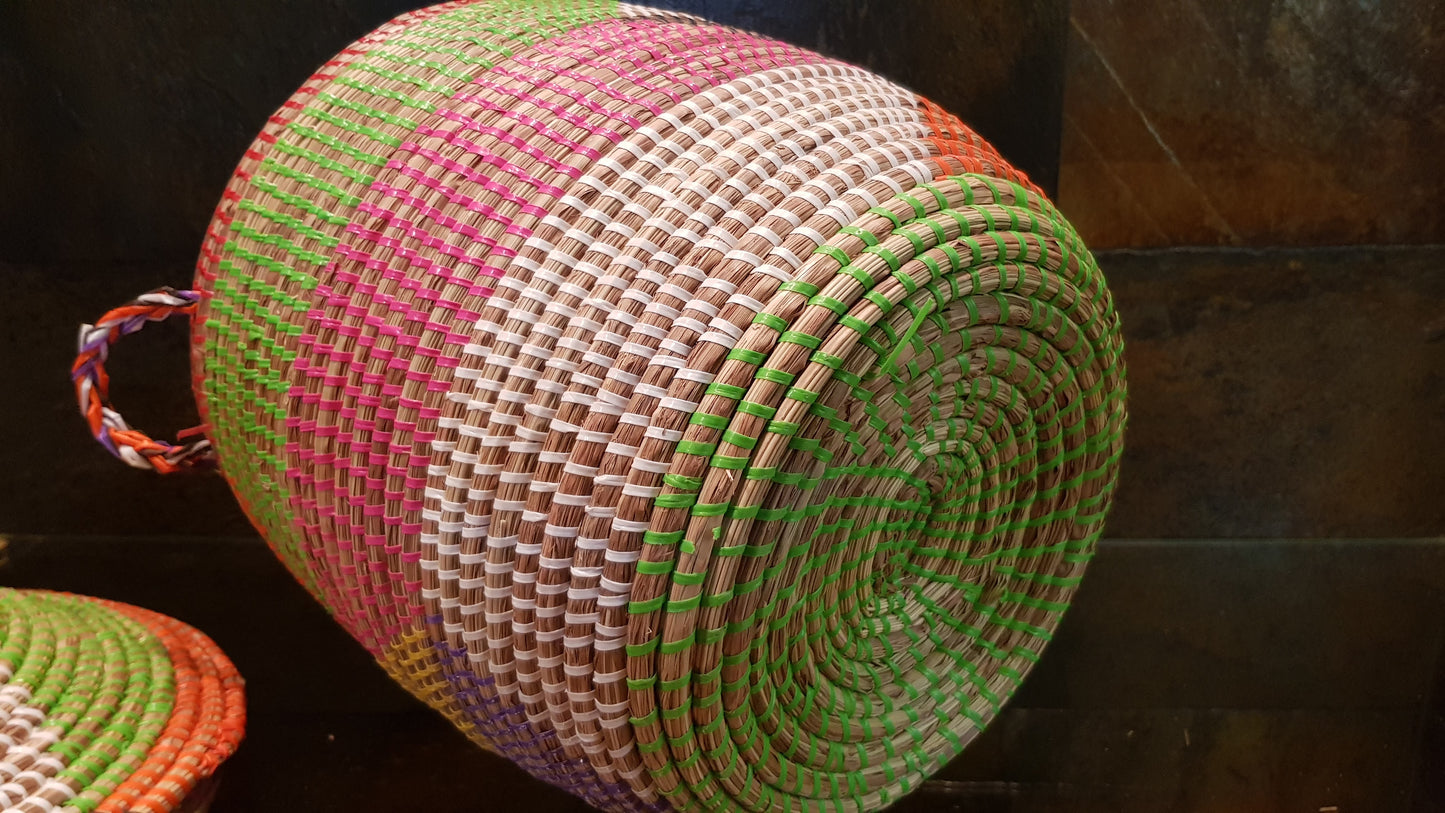 Cesta Senegalesa Colorida 45X30