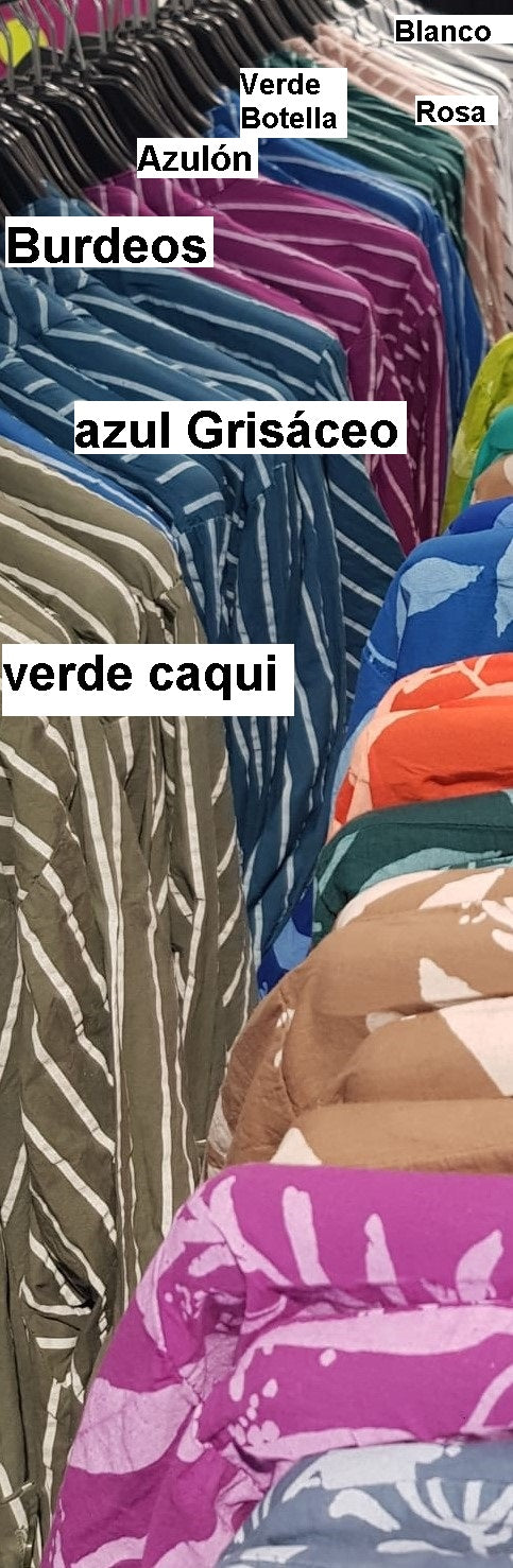 Camisola Mojácar Rayas Algodón