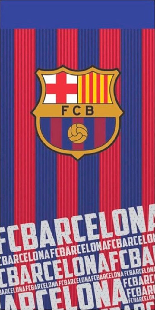 TOALLA PLAYA ALGODON  70X140 FC BARCELONA FCB166BT