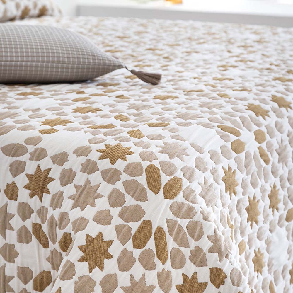 COLCHA REVERSIBLE SETENIL BEIGE