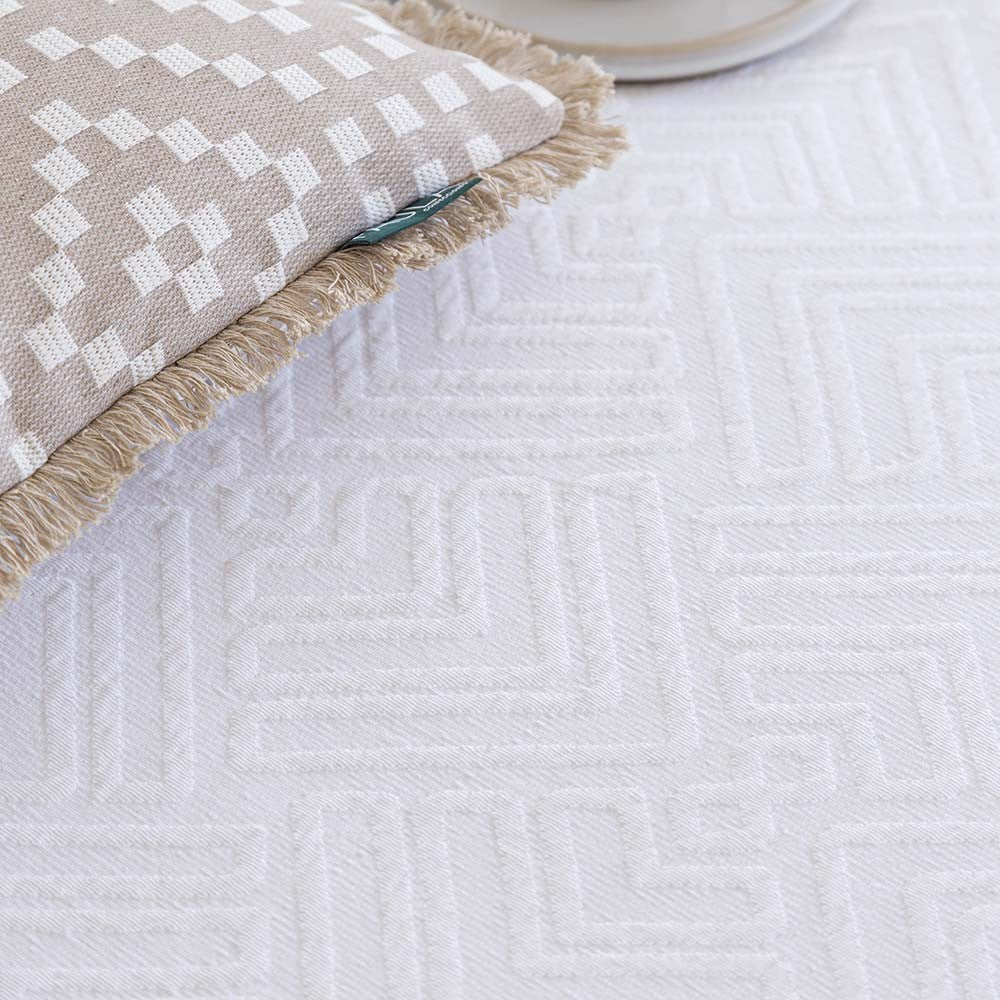 COLCHA REVERSIBLE VICAR BLANCO