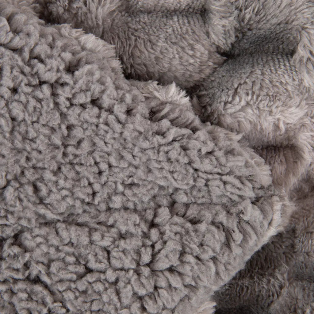 MANTA PLAID DEGRADE GRIS KARAMELO