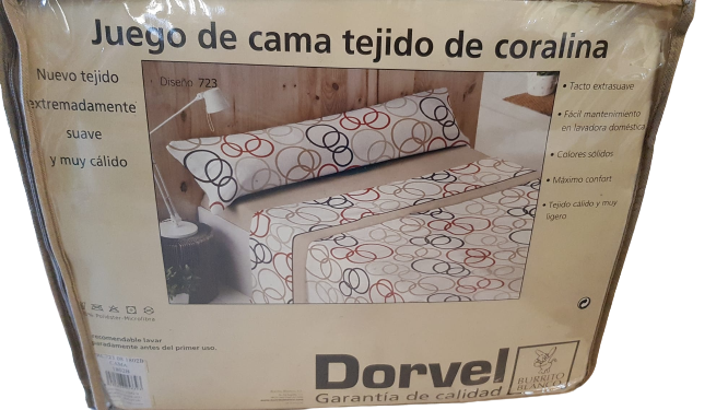 Juego de Sábanas de Invierno Coralina