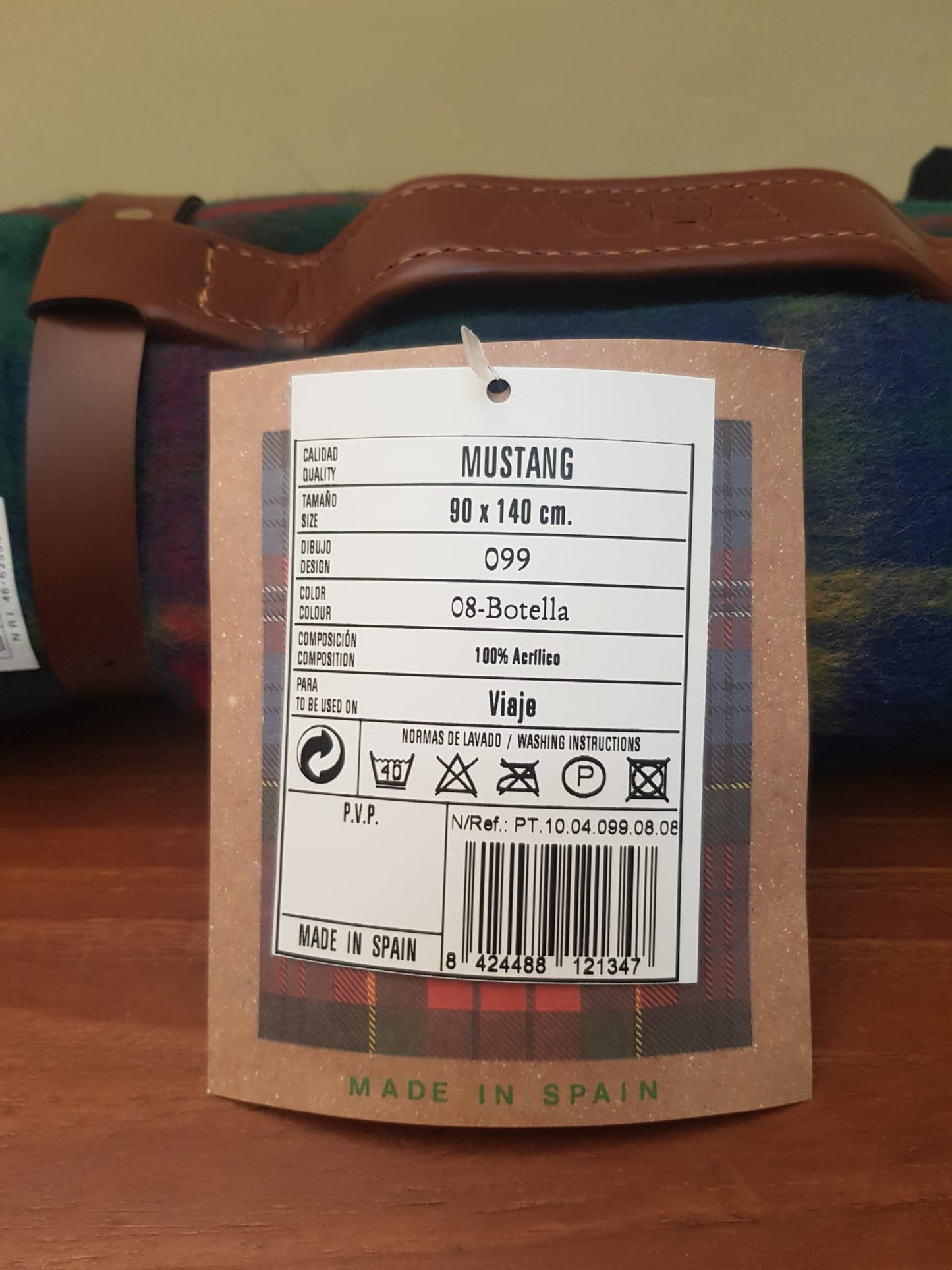 Manta de Sofá / Manta de Viaje / Plaid de Cuadros